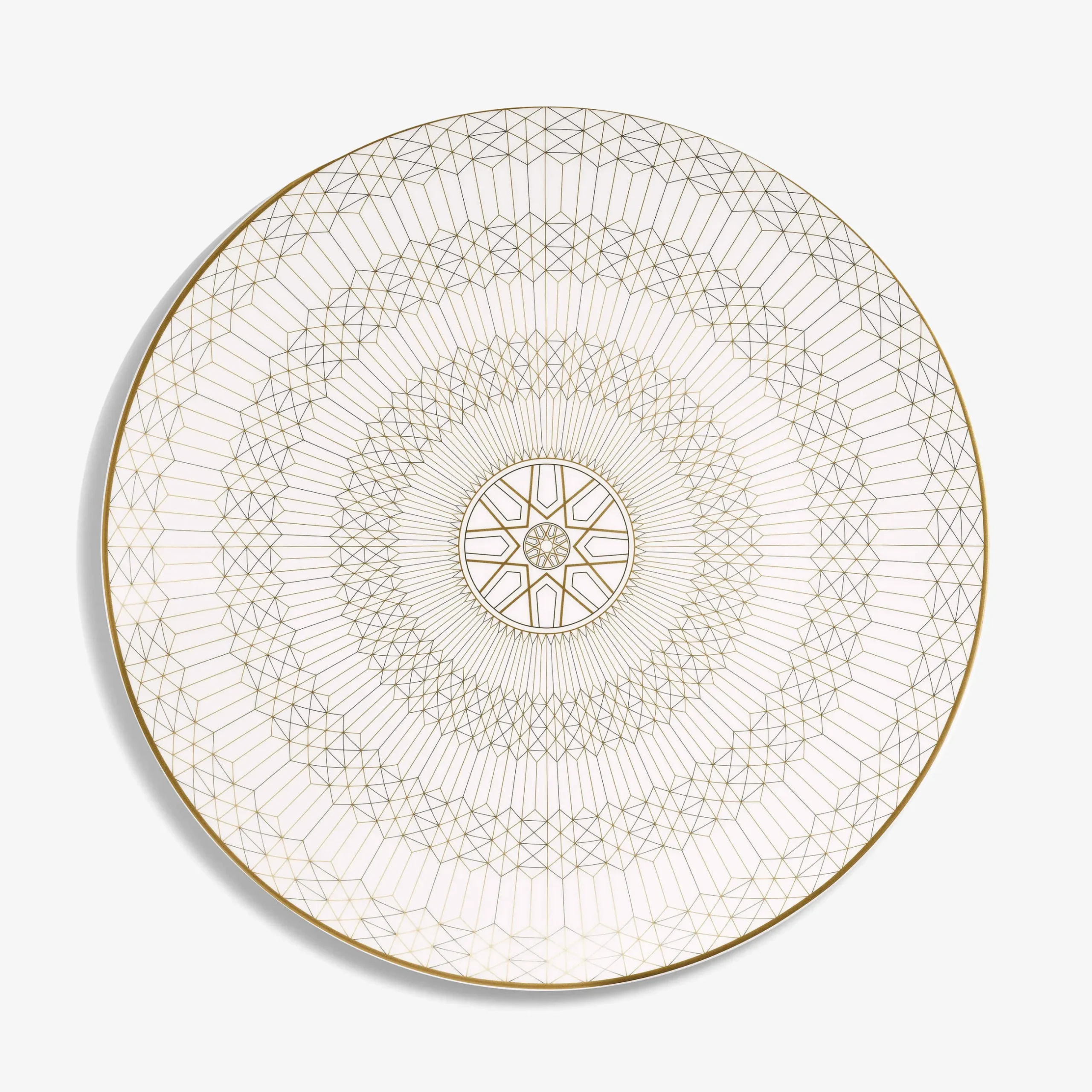 Plates|Baccarat Arcadia Gold & Platinum Charger Plate