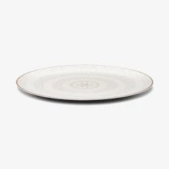 Plates|Baccarat Arcadia Gold & Platinum Charger Plate