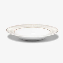 Plates|Baccarat Arcadia Gold & Platinum Soup Bowls, Set of 2