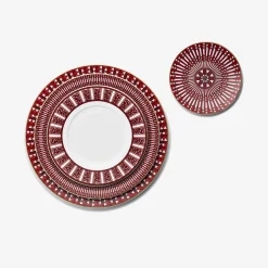 Plates|Baccarat Arcadia Plates Red | United States