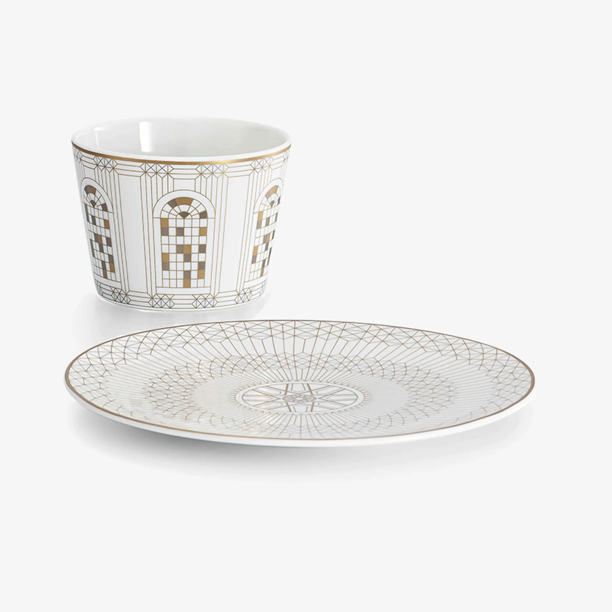 Plates|Baccarat Arcadia Tumbler & Plate Gold & Platinum | United States