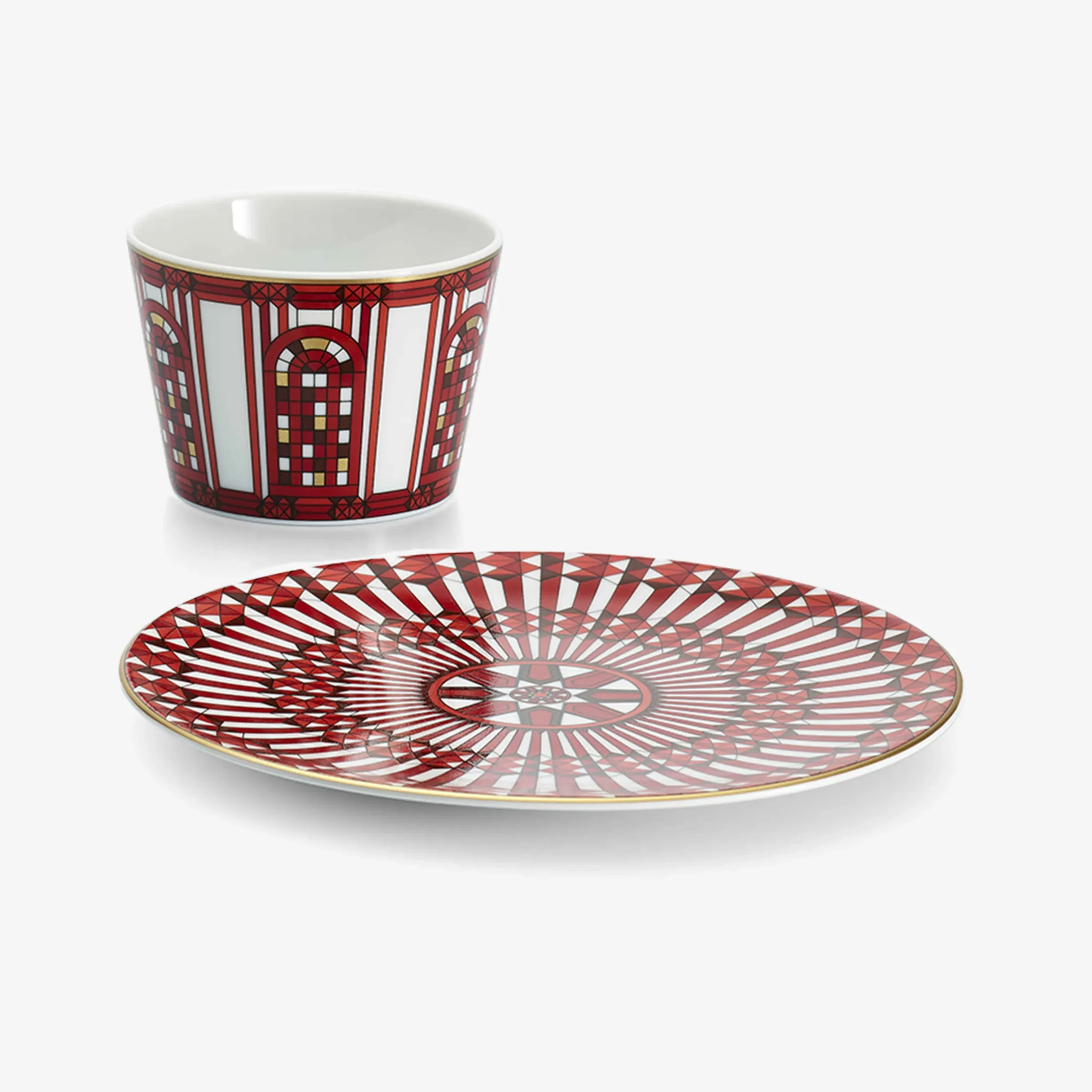 Plates|Baccarat Arcadia Tumbler & Plate Red | United States