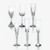 Wine, Champagne & Water Glasses|Champagne Flutes & Coupes|Baccarat Bubble Box Flutes Set