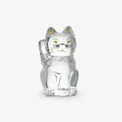 Figurines|Baccarat Cat Maneki Neko Figurine S