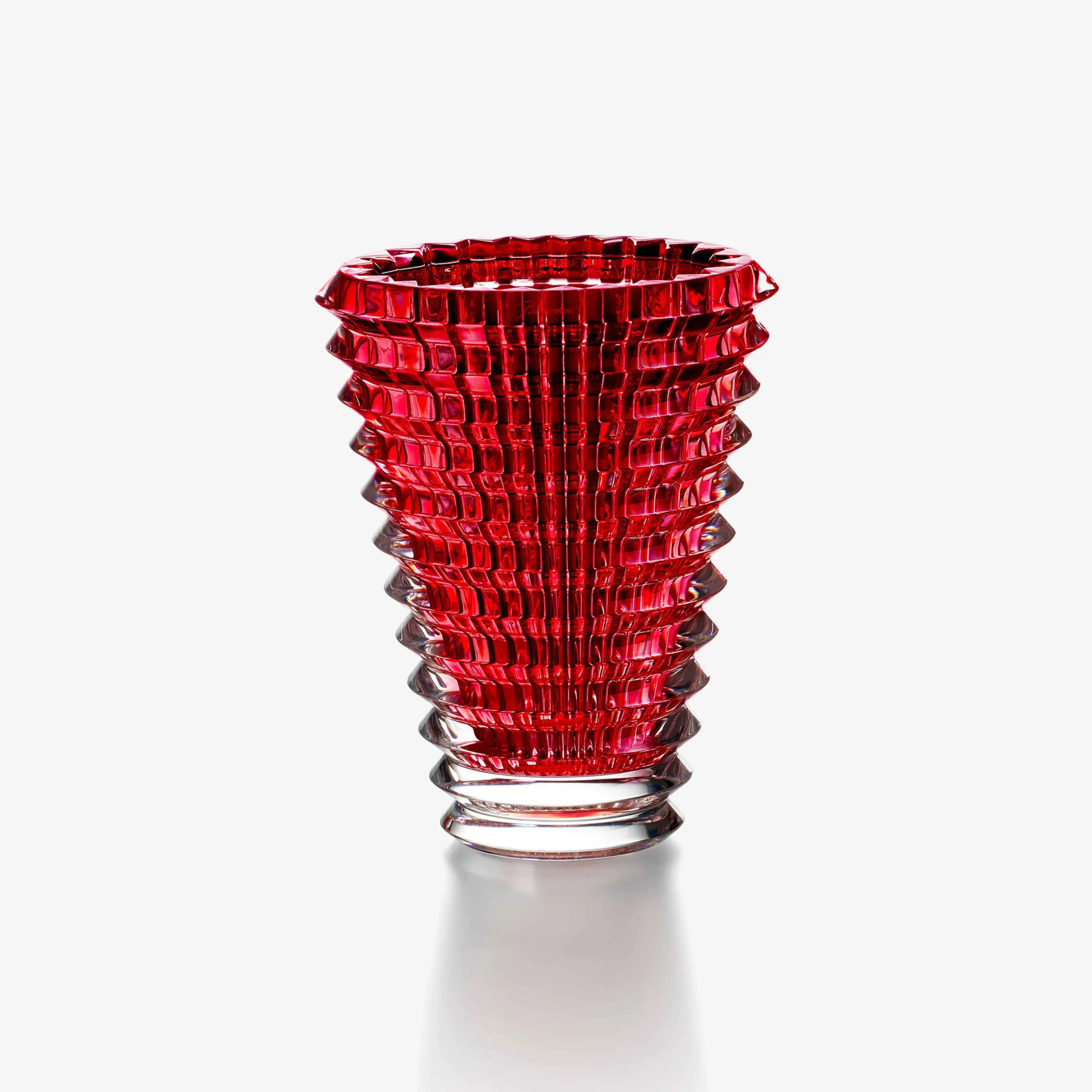 Vases|Baccarat Eye Oval Vase S Red