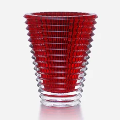 Vases|Baccarat Eye Oval Vase XL Red