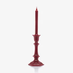 Candles|Table Accessories|Baccarat Harcourt Candlestick Candle Red
