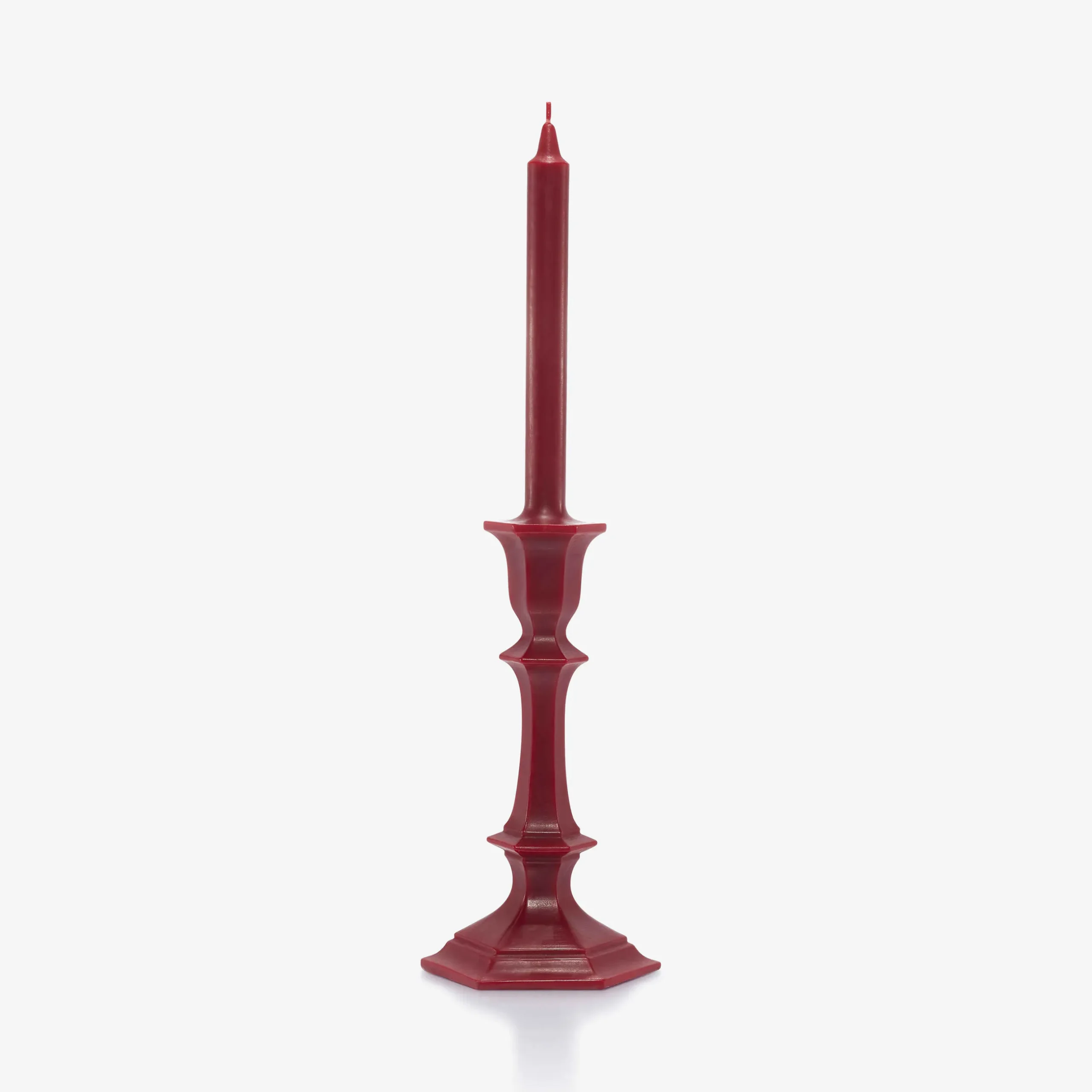 Candles|Table Accessories|Baccarat Harcourt Candlestick Candle Red