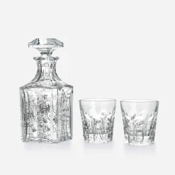 Decanters|Baccarat Harcourt Whisky Decanter And Tumblers Set Harry Nuriev