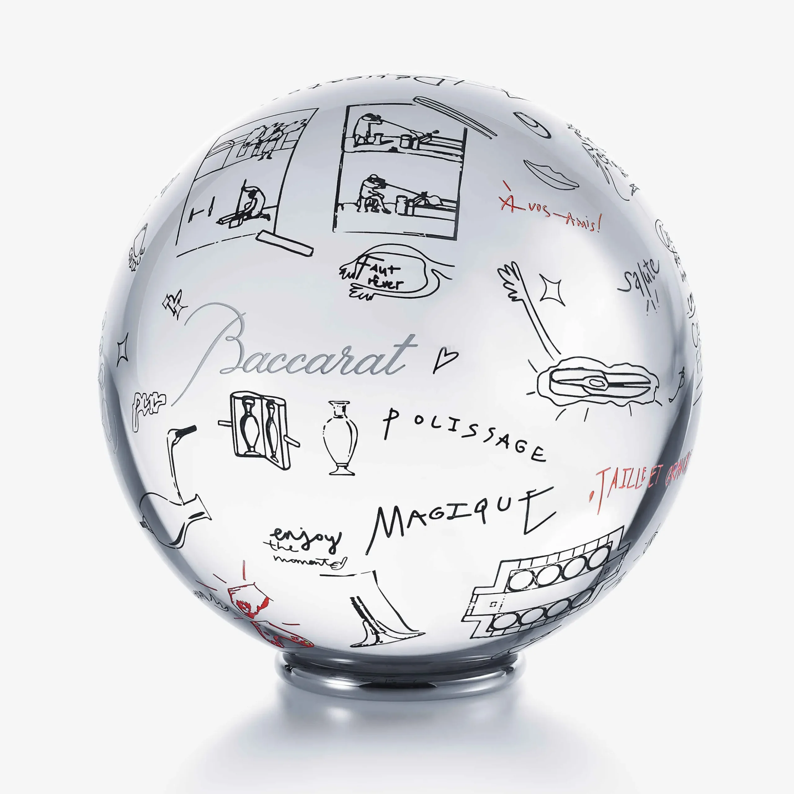Desk Accessories|Decorative Objects|Baccarat Harry Nuriev Sirius Crystal Ball