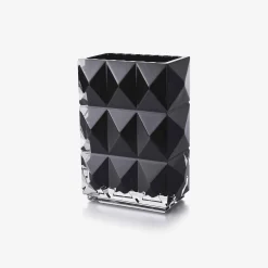 Vases|Baccarat Louxor Rectangular Vase Black