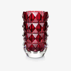 Vases|Baccarat Louxor Round Vase M Red