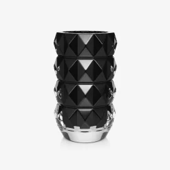 Vases|Baccarat Louxor Round Vase M Black