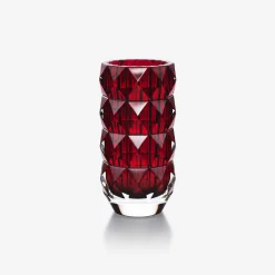Vases|Baccarat Louxor Round Vase S Red
