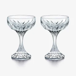 Wine, Champagne & Water Glasses|Champagne Flutes & Coupes|Baccarat Masséna Coupes