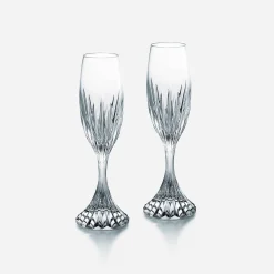 Wine, Champagne & Water Glasses|Champagne Flutes & Coupes|Baccarat Masséna Flutes