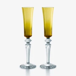 Wine, Champagne & Water Glasses|Baccarat Mille Nuits Flutissimo Flutes Champagne