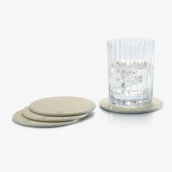 Trays & Coasters|Baccarat Octogone Coasters Ivory