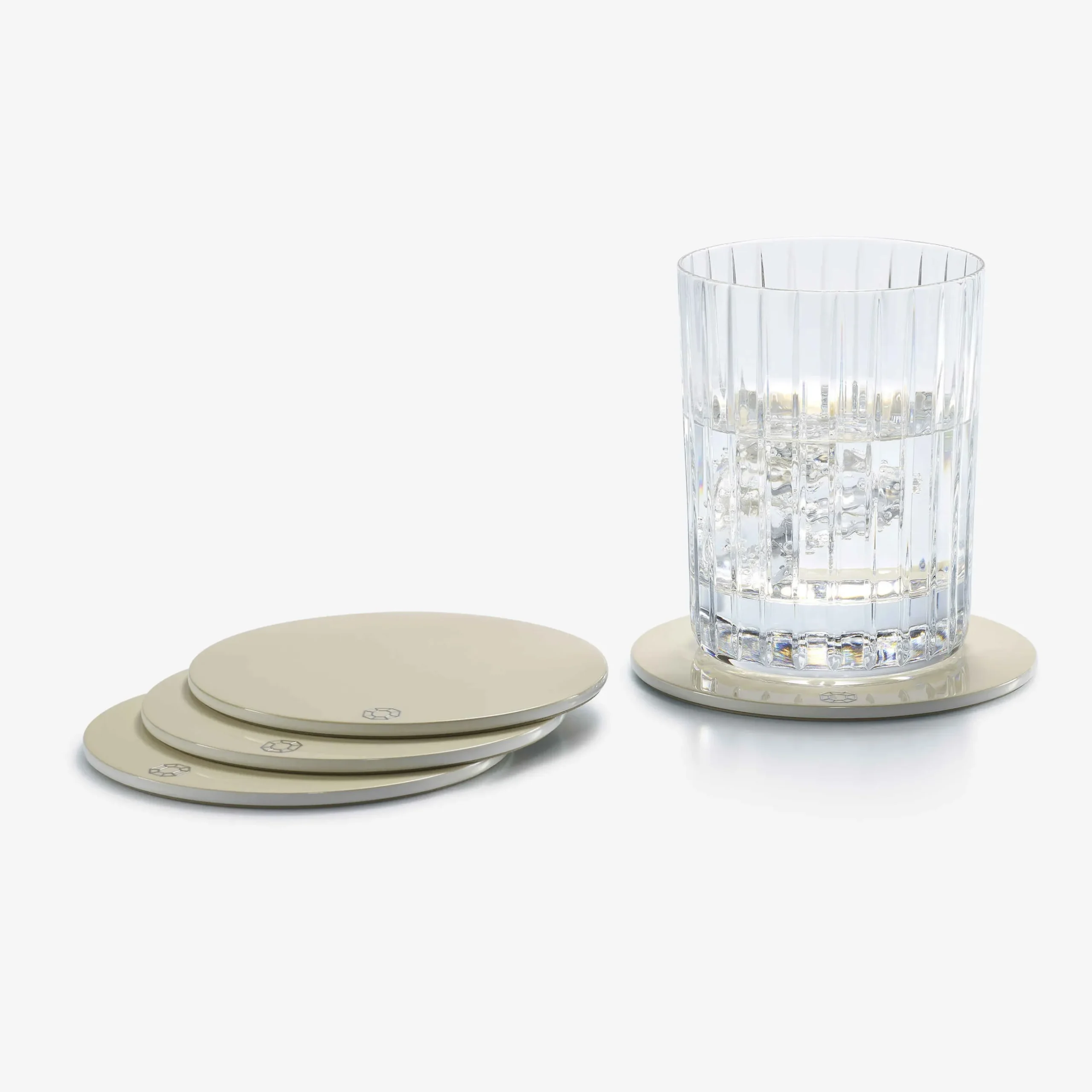 Trays & Coasters|Baccarat Octogone Coasters Ivory