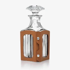 Bar Accessories|Baccarat Octogone Decanter Case Brown
