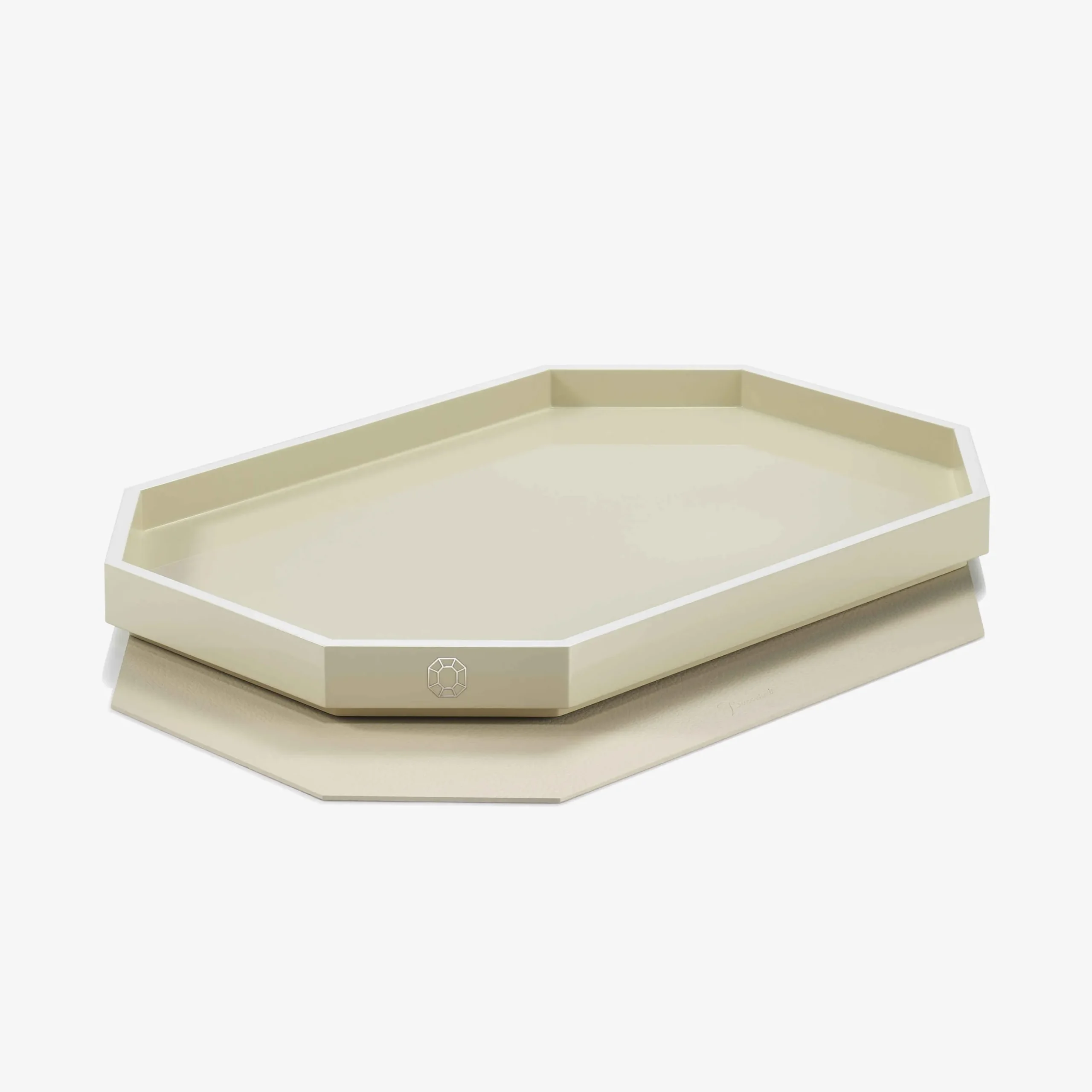 Trays & Coasters|Baccarat Octogone Tray L Ivory