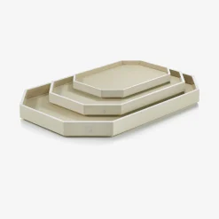 Trays & Coasters|Baccarat Octogone Tray L Ivory