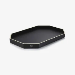 Trays & Coasters|Baccarat Octogone Tray M Black