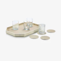 Trays & Coasters|Baccarat Octogone Tray M Ivory