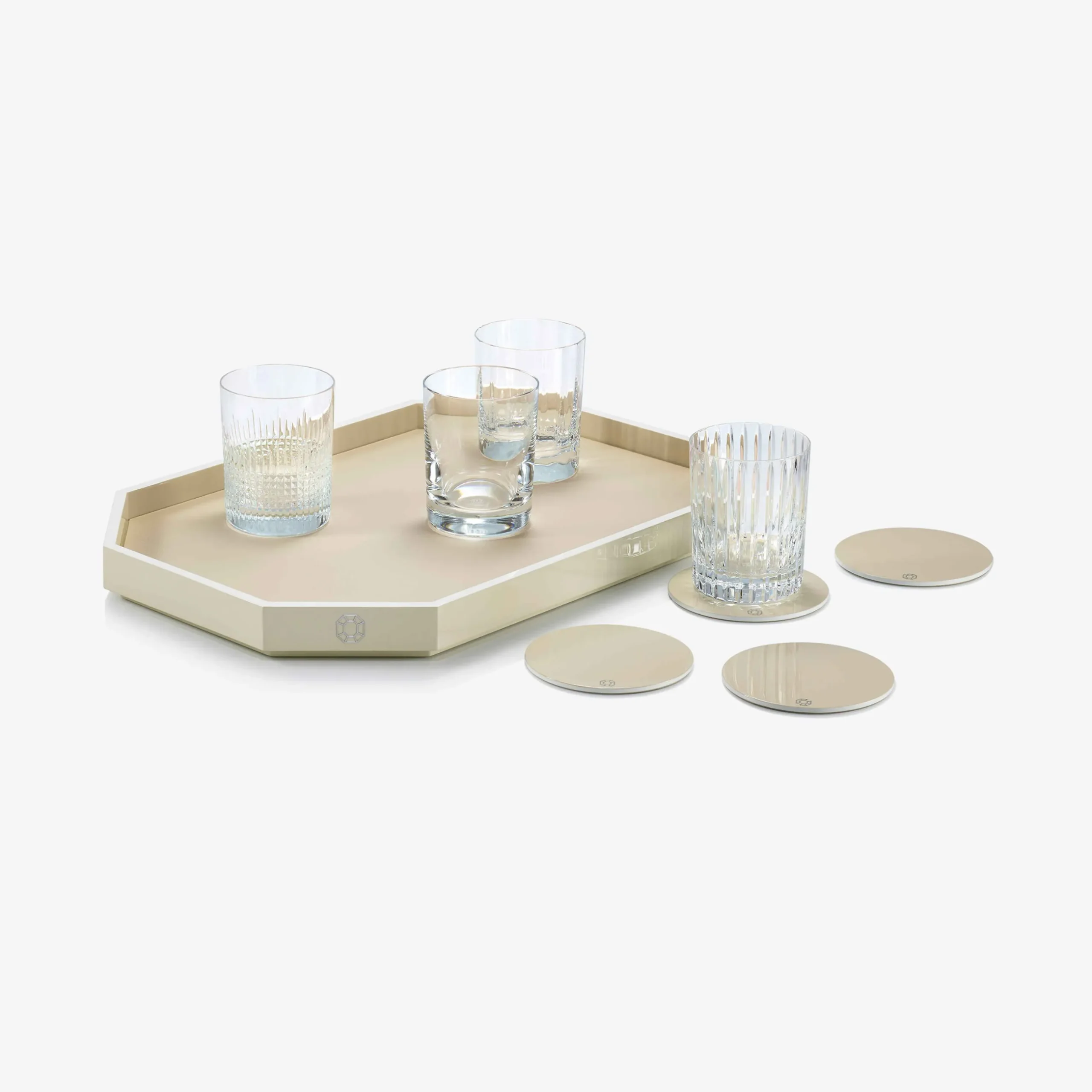 Trays & Coasters|Baccarat Octogone Tray M Ivory