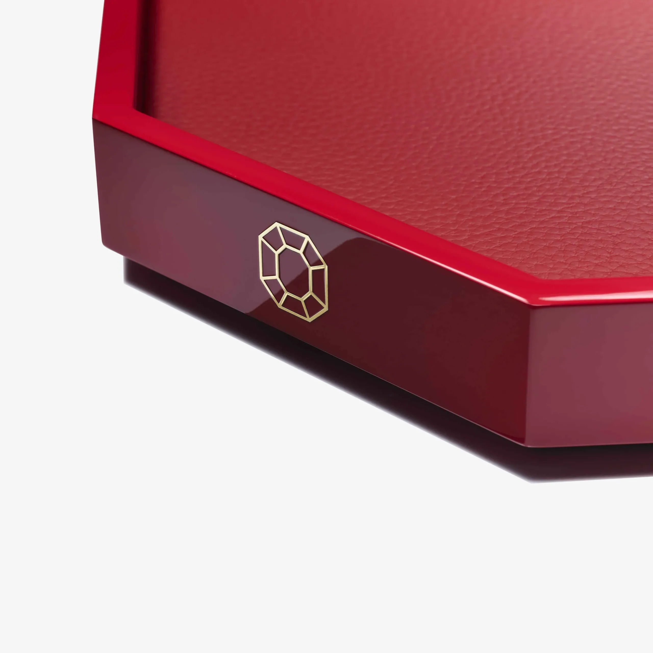 Desk Accessories|Trays & Coasters|Baccarat Octogone Tray S Red