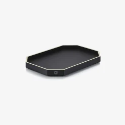 Trays & Coasters|Baccarat Octogone Tray S Black