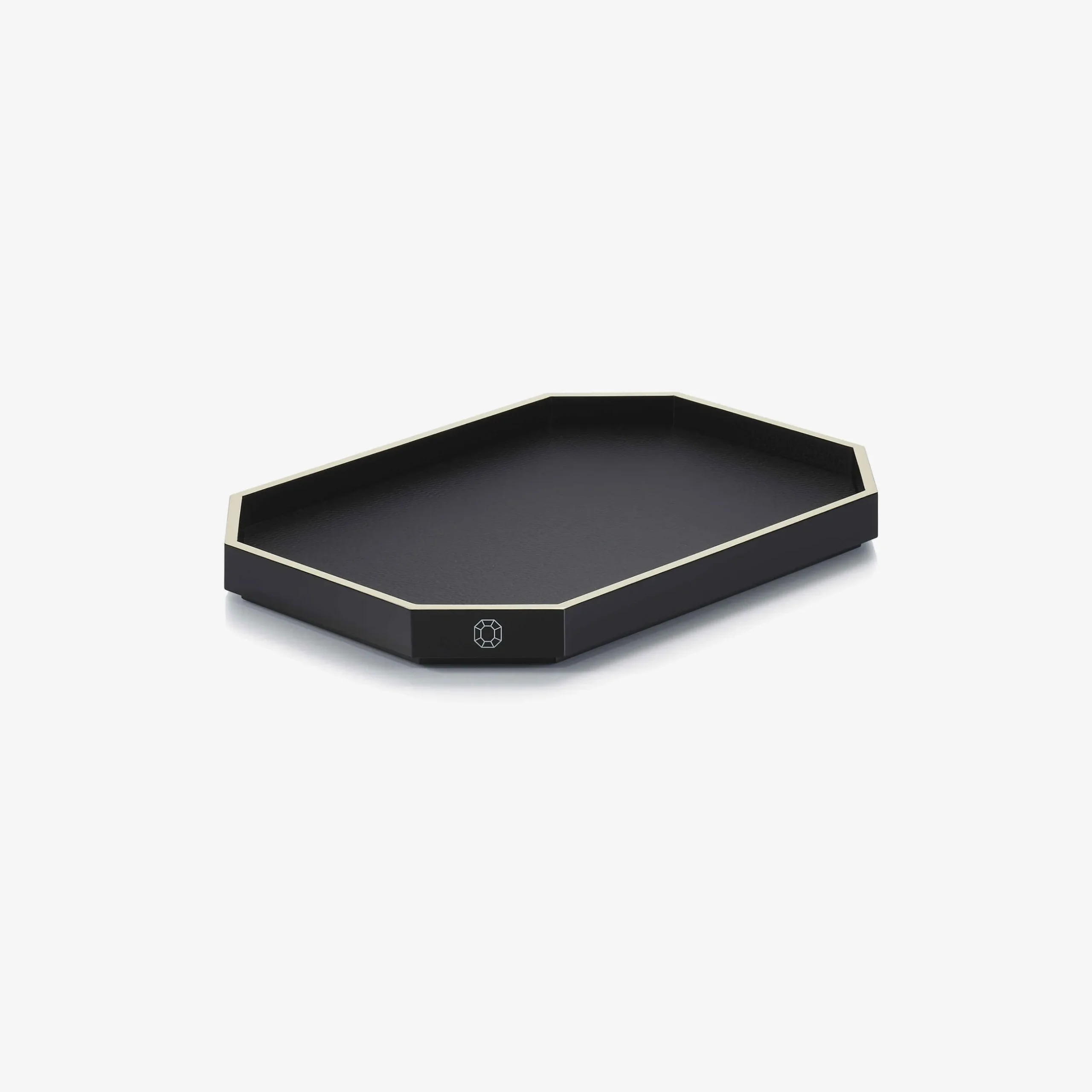 Trays & Coasters|Baccarat Octogone Tray S Black