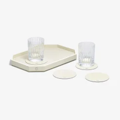 Trays & Coasters|Baccarat Octogone Tray S & Coaster X4 & Harmonie Tumblers | United States Red