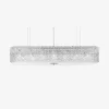 Chandeliers|Baccarat Tuile de Cristal Frozen Chandelier Rectangular M