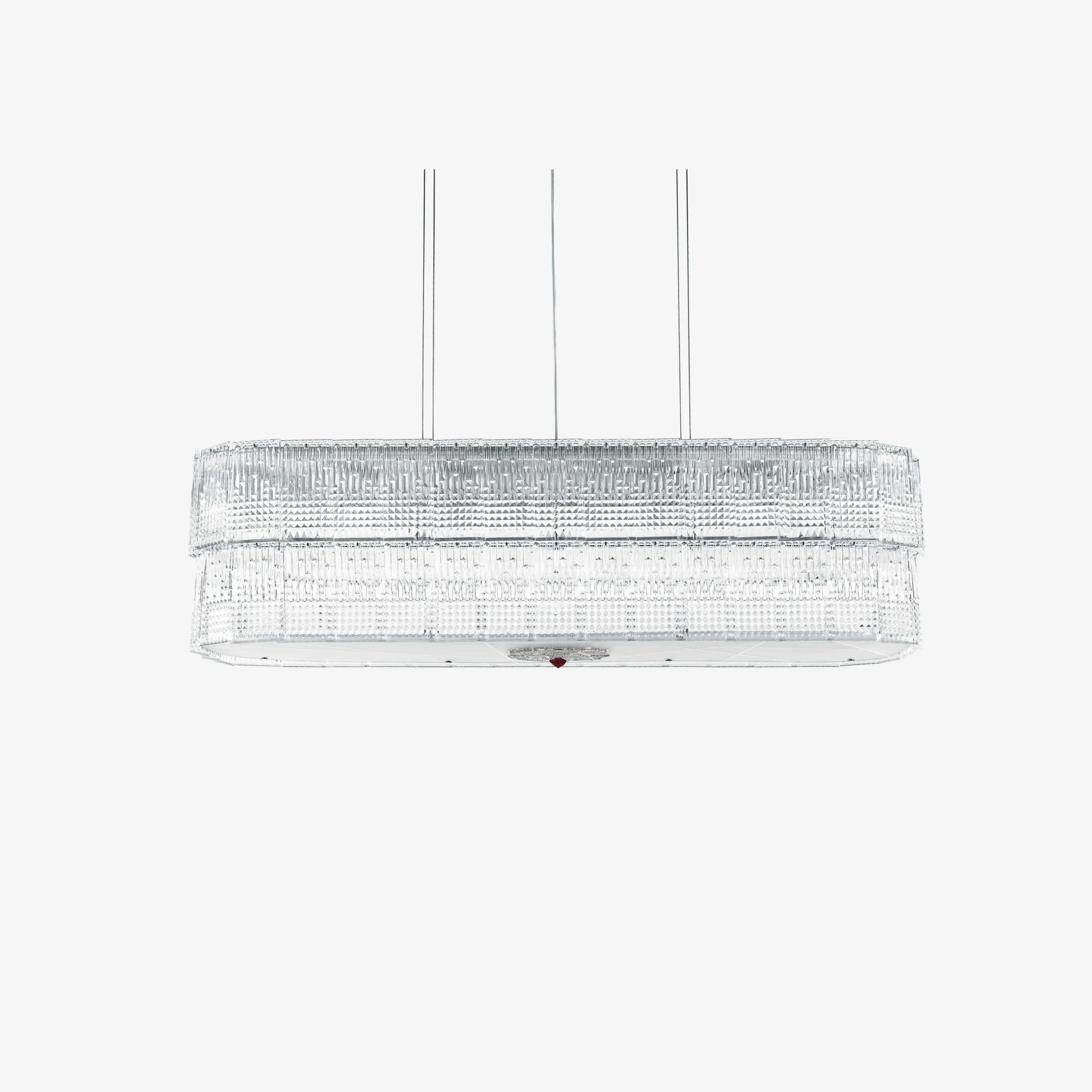 Chandeliers|Baccarat Tuile de Cristal Piccadilly Chandelier Rectangular S
