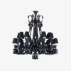 Chandeliers|Baccarat Zénith Chandelier Black (24L)