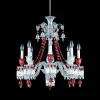 Chandeliers|Baccarat Zénith Chandelier Red (8L)