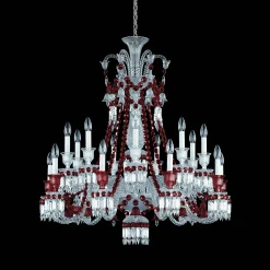 Chandeliers|Baccarat Zénith Chandelier Red (18L)