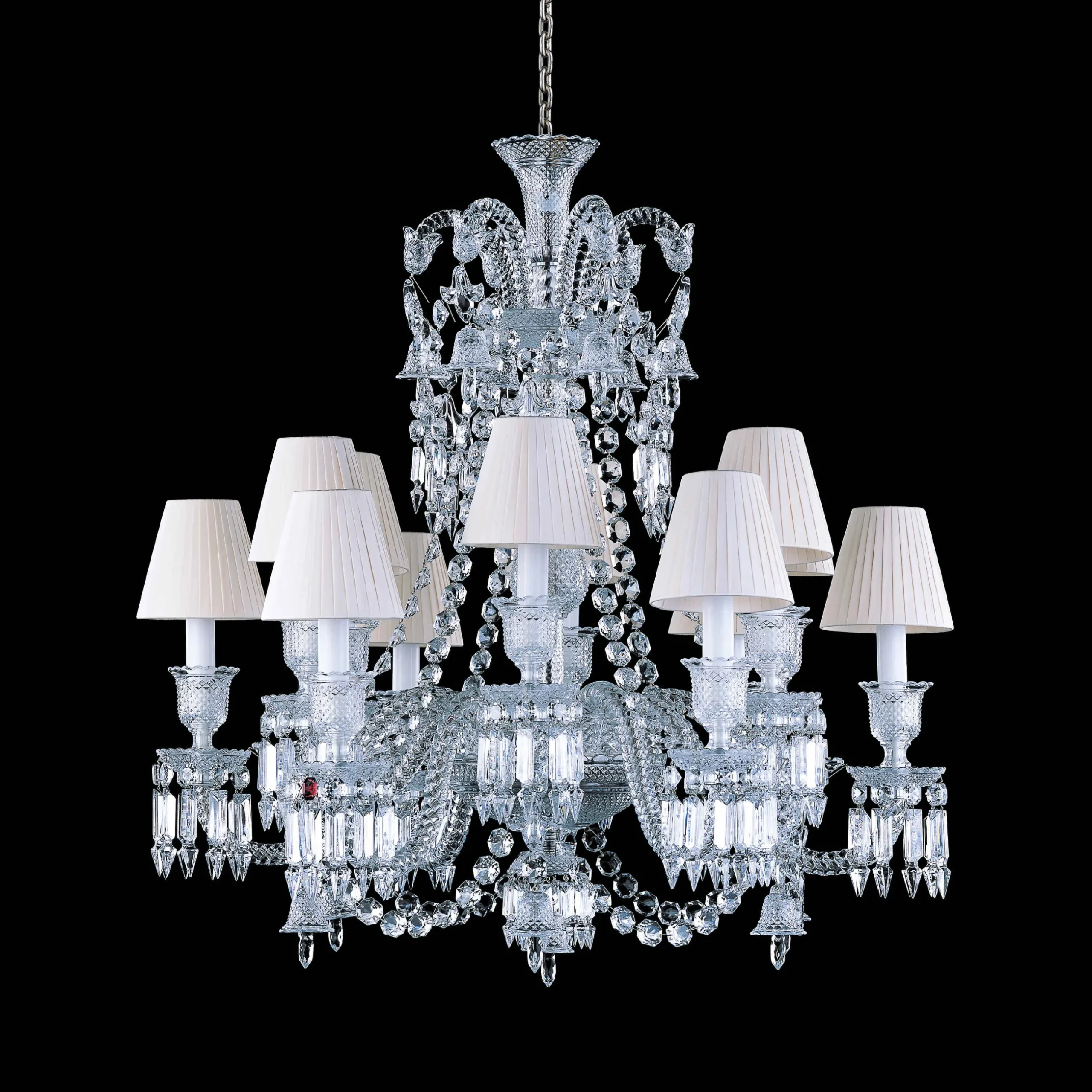 Chandeliers|Baccarat Zénith Chandelier Short (12L)