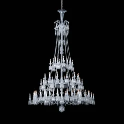 Chandeliers|Baccarat Zénith Chandelier Short (84L)