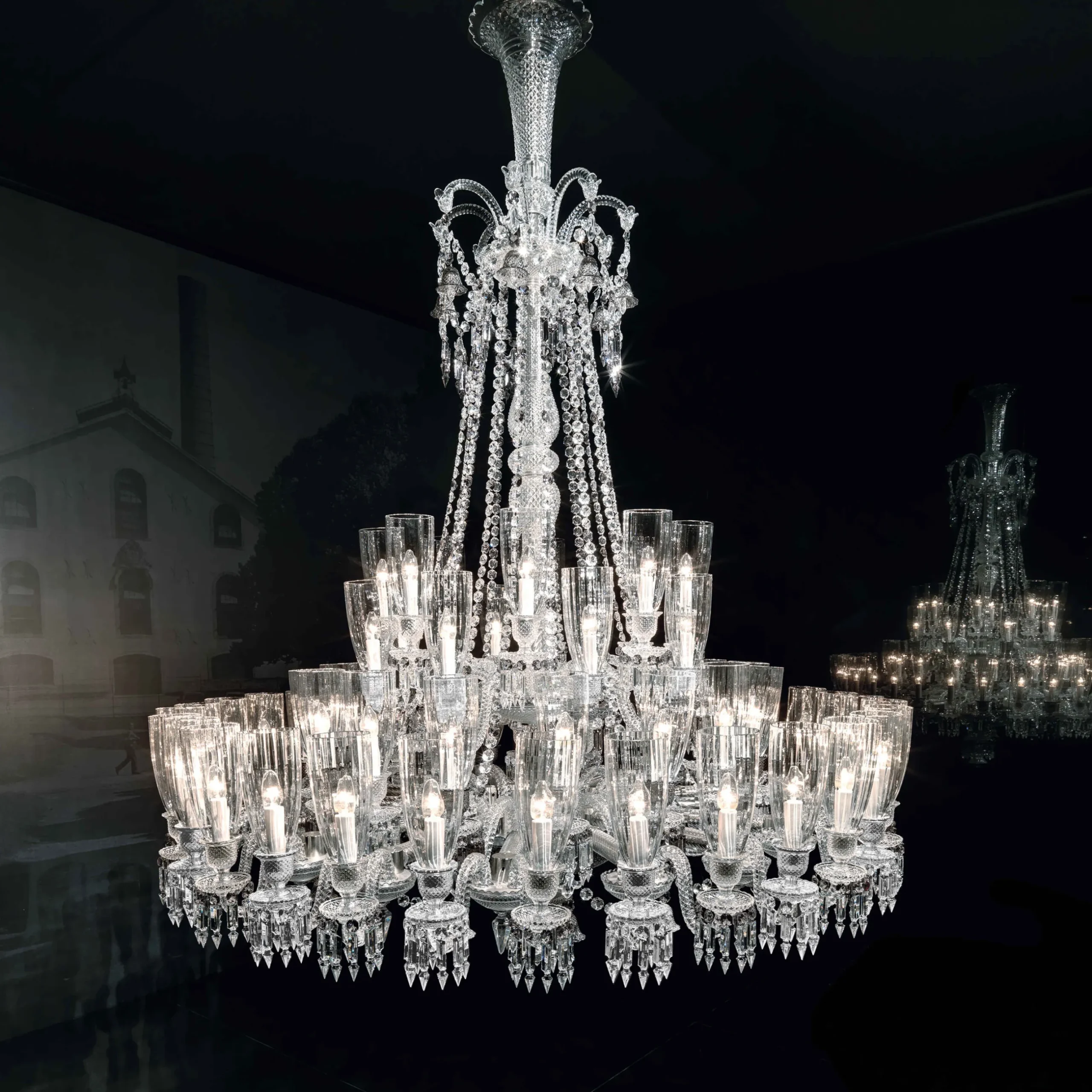 Chandeliers|Baccarat Zénith Chandelier Short (64L)