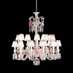 Chandeliers|Baccarat Zénith Flou, Je te Vois Flou Chandelier (24L)