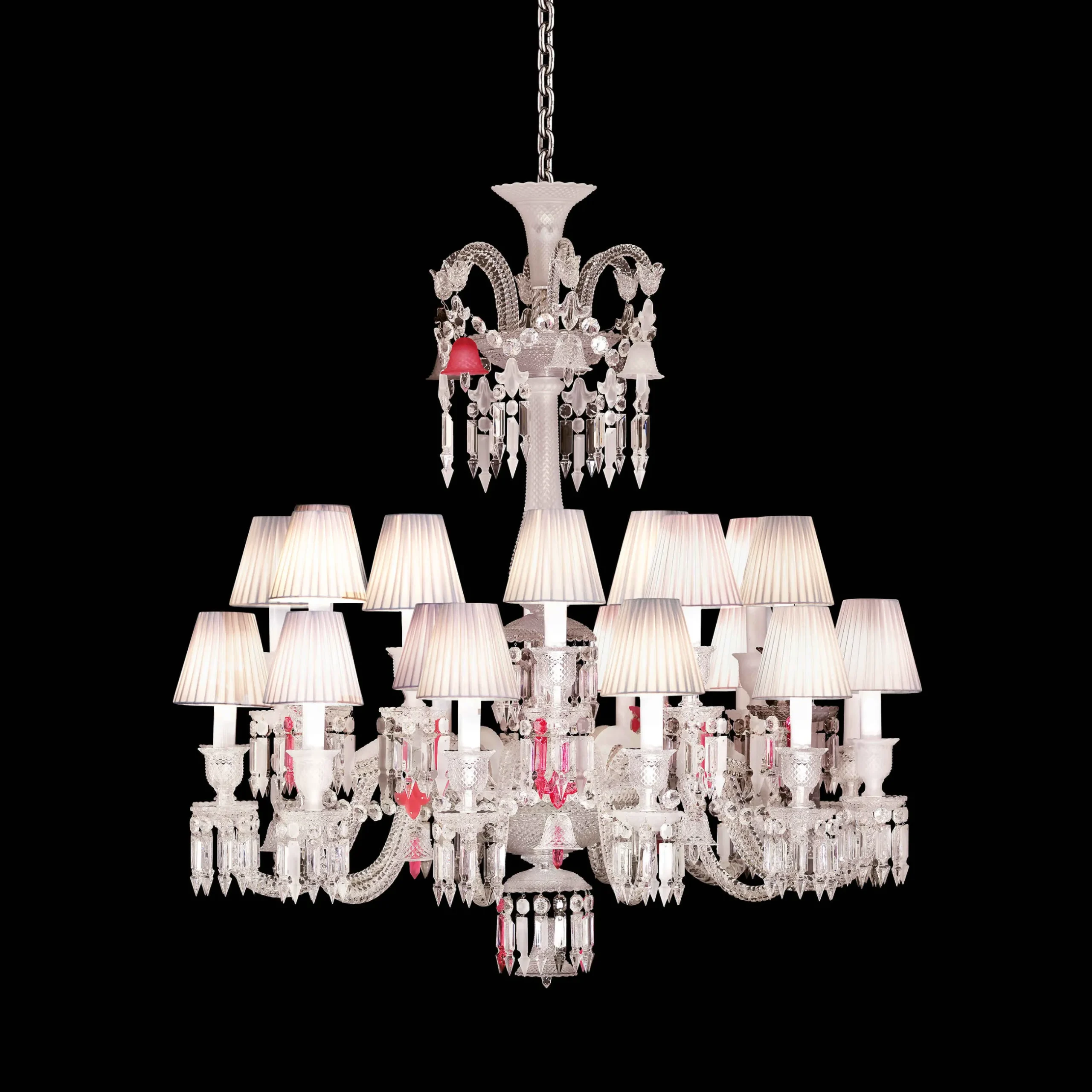 Chandeliers|Baccarat Zénith Flou, Je te Vois Flou Chandelier (24L)