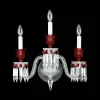 Wall Lamps & Sconces|Baccarat Zénith Wall Unit Clear and Red (3L)